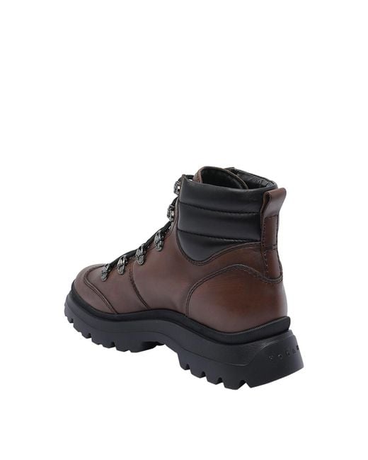 Hogan Brown H692 Booties for men