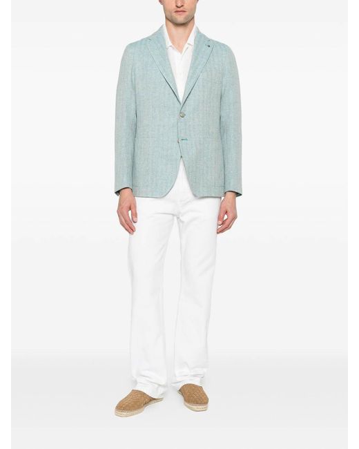 Tagliatore Blue Jacket for men