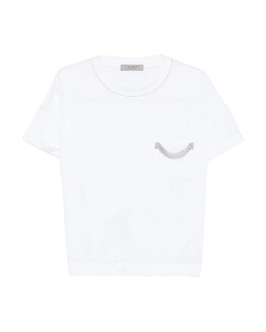 D. EXTERIOR White T-Shirt