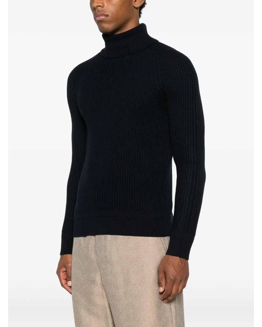 Zanone Black Dv Rag for men