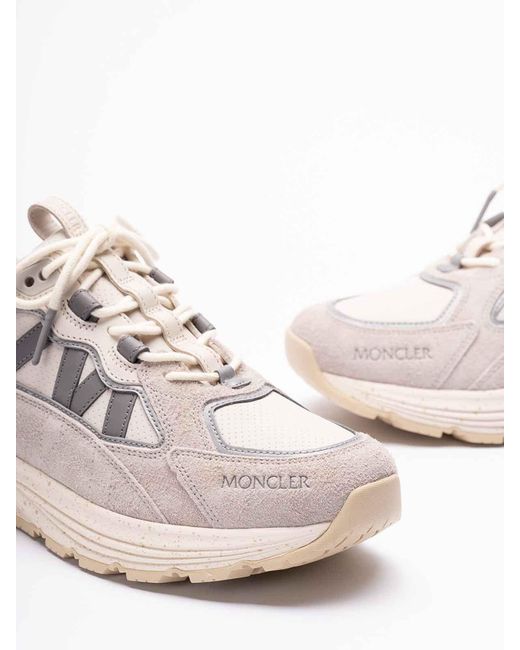 Moncler Pink Lite Runner Low-top Sneakers for men