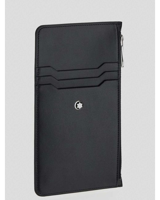Montblanc Black Wallet In With Card Slots for men