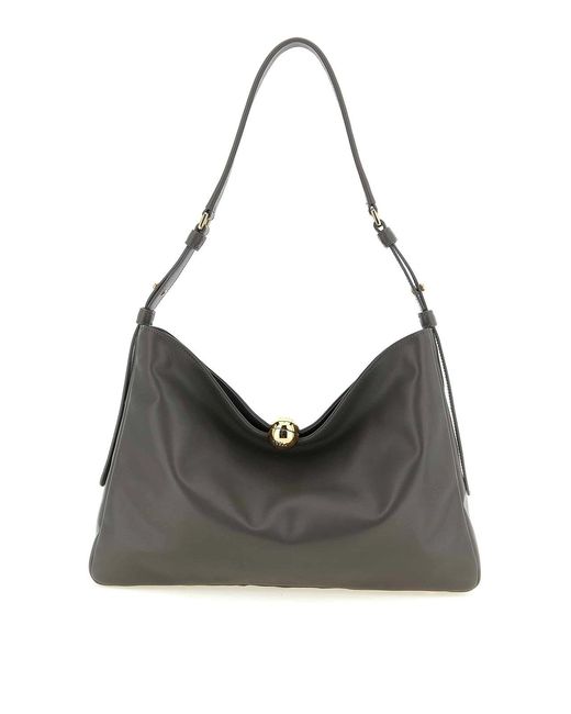 Furla Black Large Shoulder Bag