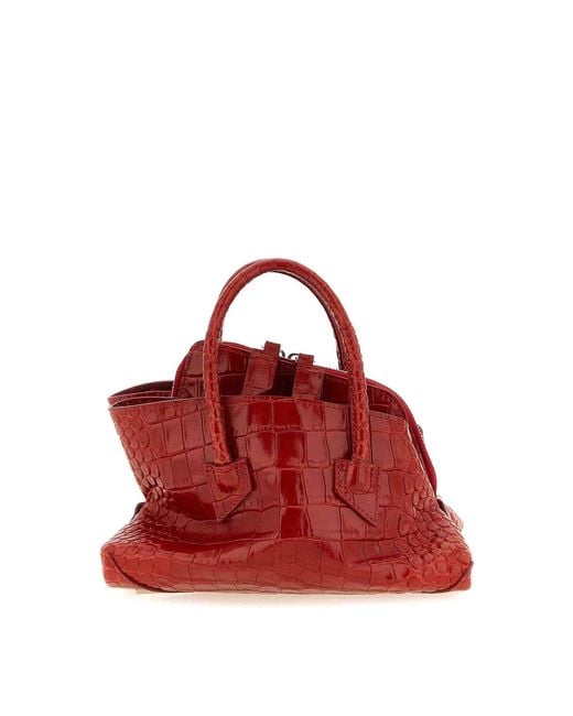 The Attico Red La Passeggiata Mini' Handbag