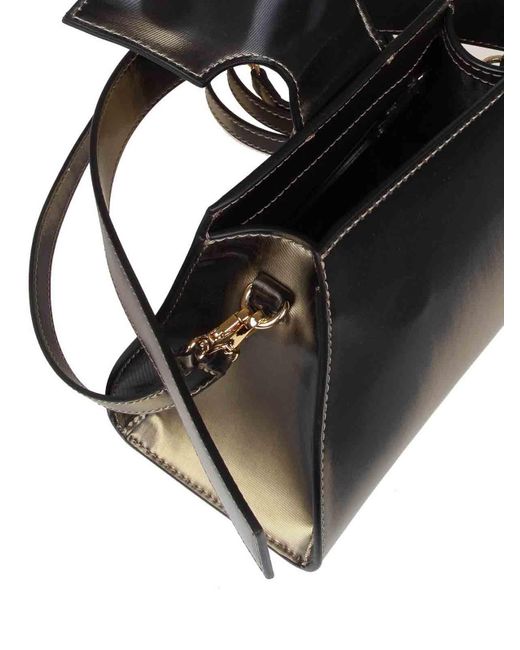Gcds Black Comma Small Holographic Bag