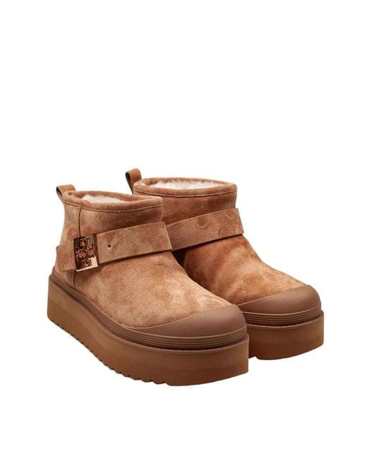 Tory Burch Brown Mellow Ankle Boots