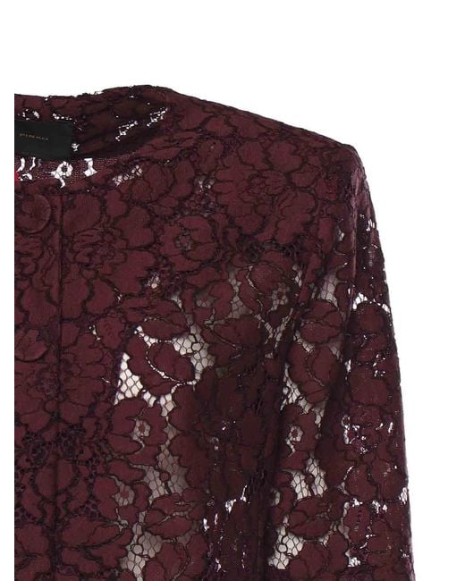 Pinko Purple Lace Spencer Jacket
