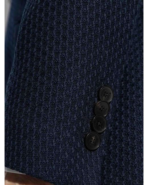 Etro Blue Jacket Roma Jersey for men
