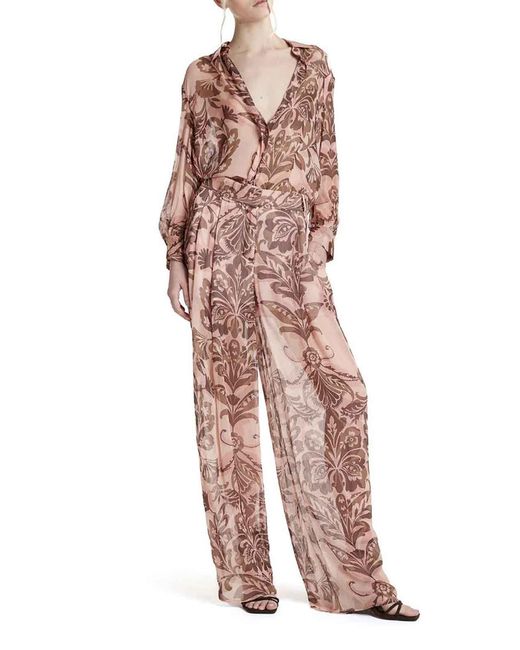 SIMONA CORSELLINI Pink Trousers