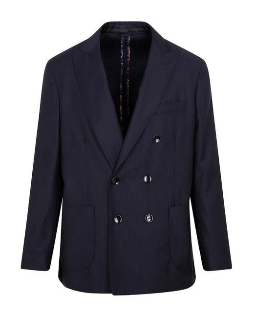 Giacca di Etro in Blue da Uomo