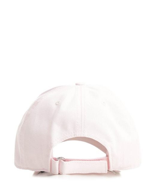 Moncler White Baseball Cap