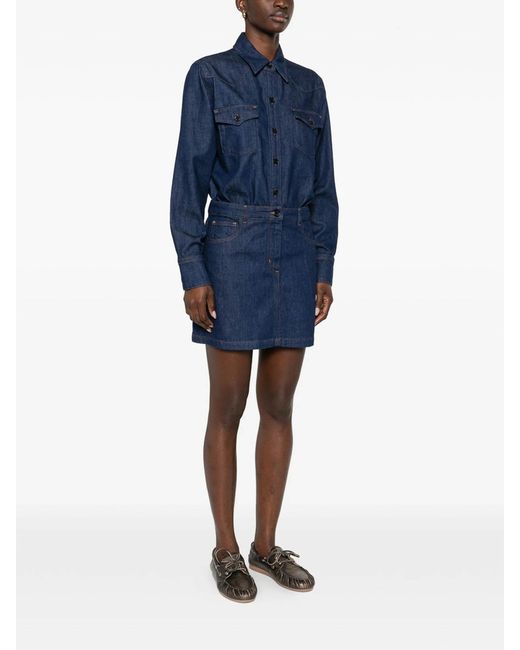 A.P.C. Blue Dress