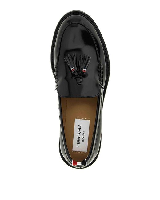 Thom Browne Black Tassel Loafers