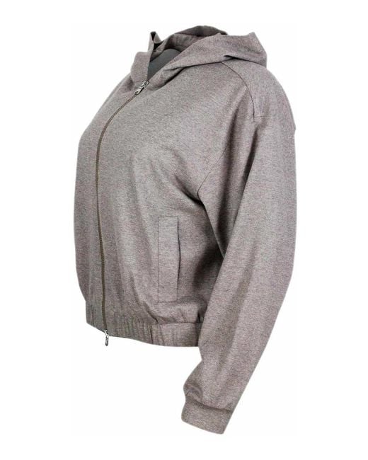 Barba Napoli Gray Sweatshirt