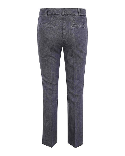 Kiltie Blue Florette Flared Trousers