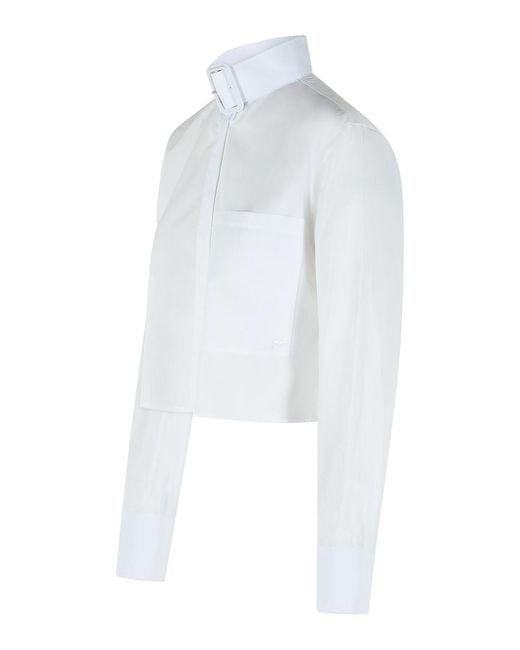 Courreges White Cotton Shirt