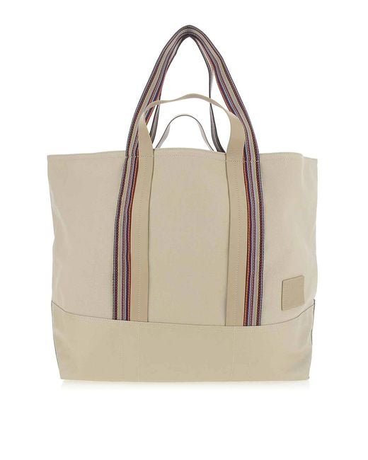 Paul Smith Natural Shopping Canvas Handles Riga Paul for men