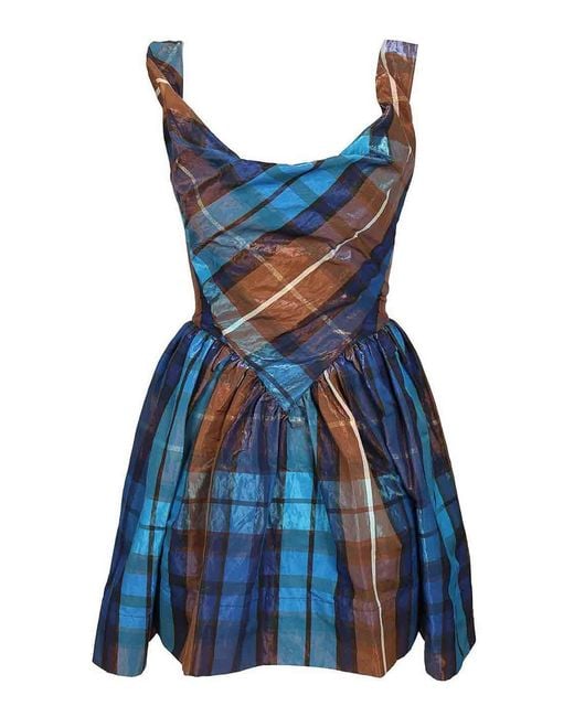 Vivienne Westwood Blue Mini Sunday Dress