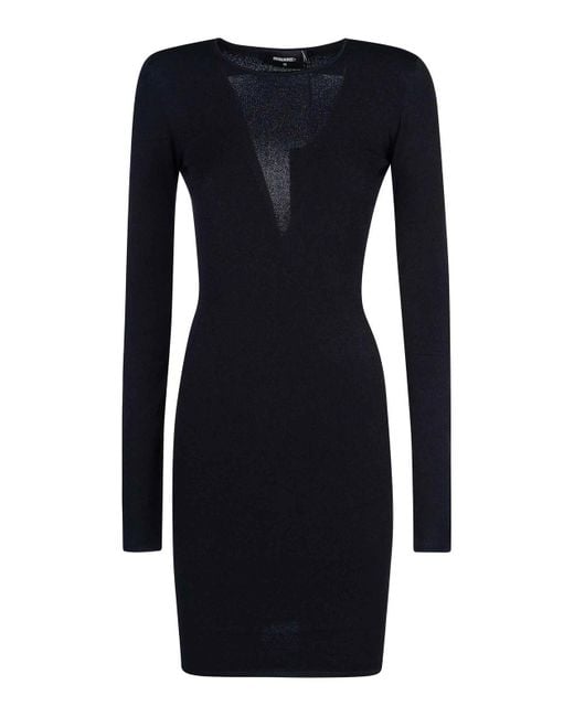 DSquared² Blue Mini Dresses
