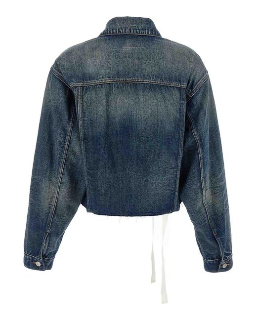 MM6 by Maison Martin Margiela Blue Tape Denim Jacket