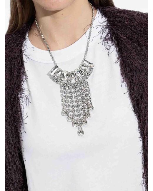 Dries Van Noten White Necklw261-2075 Q063 Neckl