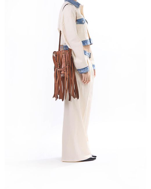 Moschino White Bucket Belts