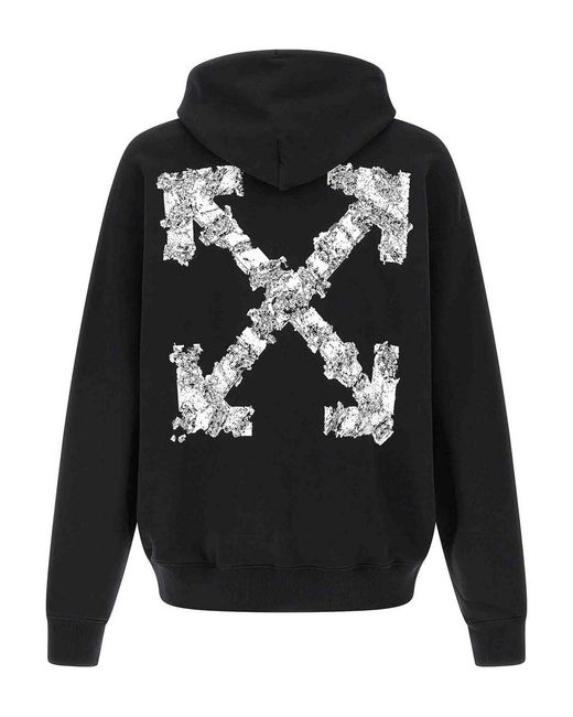 Off-White c/o Virgil Abloh Blue Heraldic Arrow Skate Sweatshirt for men