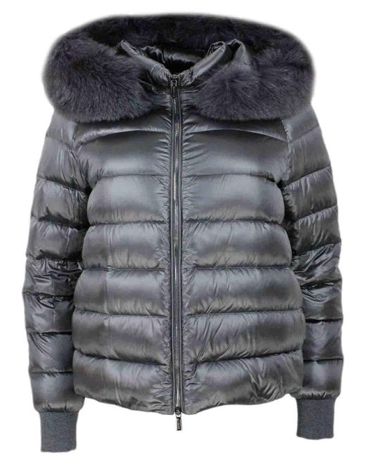 Moorer Gray Wool And Cashmere Jacket