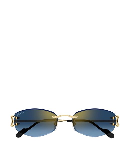 Cartier Blue Sunglasses for men