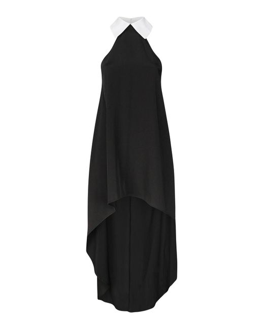 ALBERTO AUDENINO Black Irina Asymmetric Dress