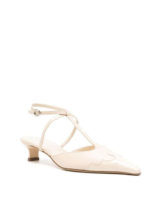 Aeyde White Nappa Shoes
