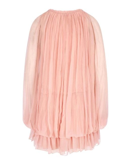 Chloé Pink Dresses Silk
