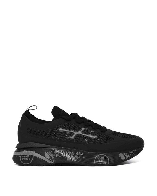 Premiata Black Moerun 01 8261 Sneakers for men