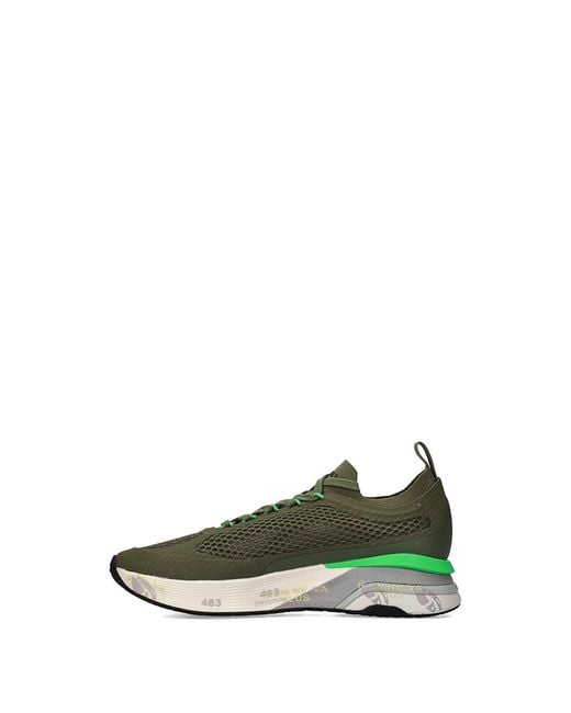 Premiata Green Sneakers for men