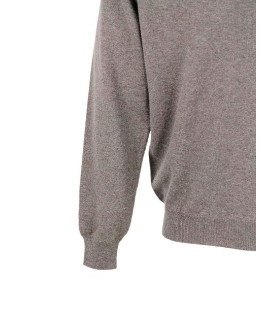 FILIPPO DE LAURENTIIS Gray Sweater for men