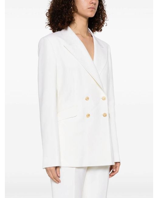 Gabriela Hearst White Angela Blazer