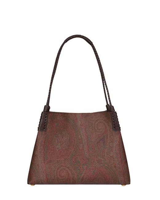 Etro Brown Libra Small Tote
