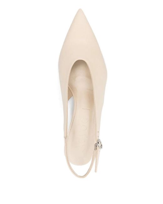 Aeyde Natural Oti Nappa Leather Creamy