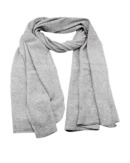 Fabiana Filippi Gray Scarfs 75Wv 15Se 10Ws
