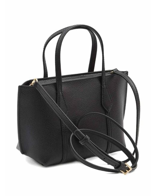 Tory Burch Black Mini Perry Tote Bag