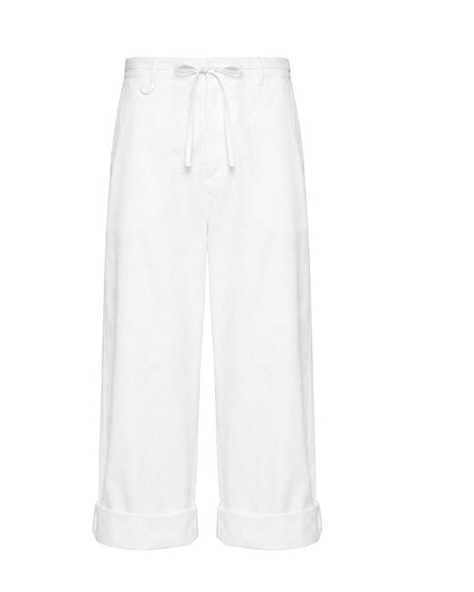 Jacquemus White Le Pantalon Marin for men