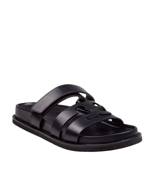 Tory Burch Black Ines Slider Sandals