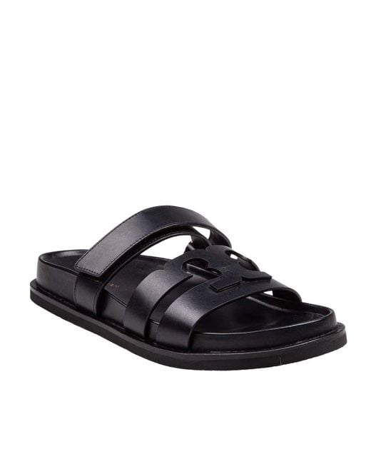 Tory Burch Black Ines Slider Sandals