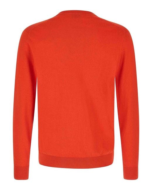 Ballantyne Red Argyle Sweater for men