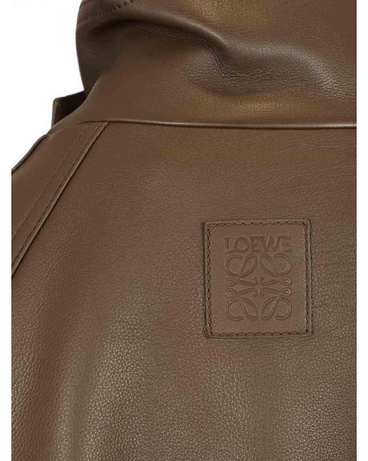 Loewe Brown Short Parka