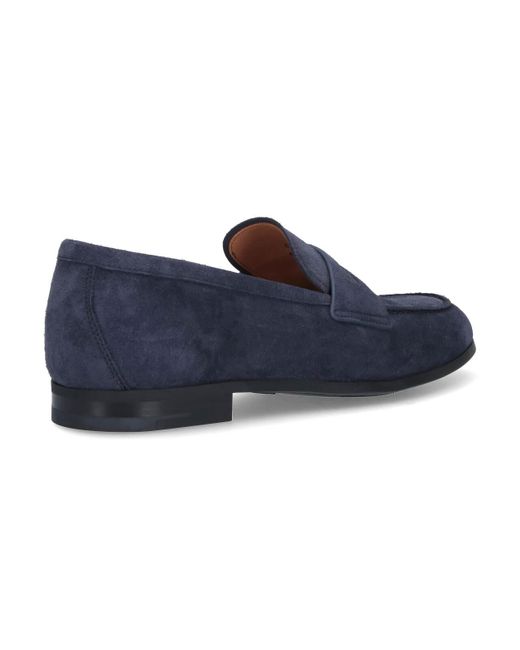 Church's Blue Suede Moccasins for men