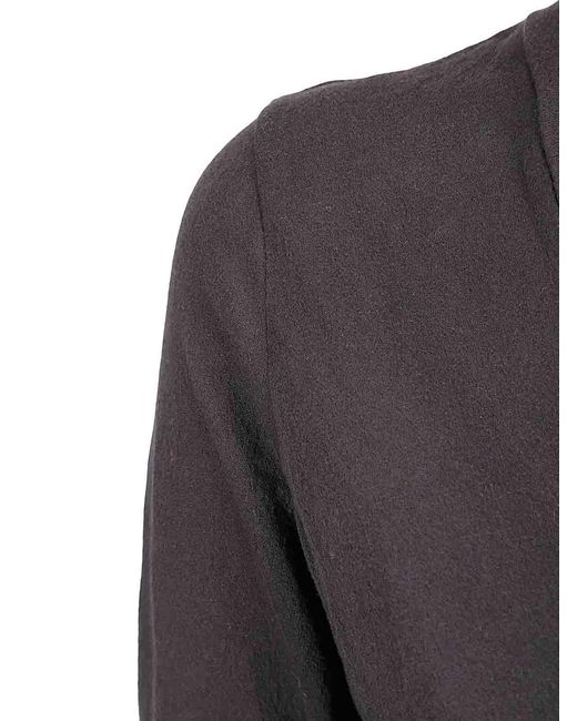 James Perse Blue Deep V L/S Tee