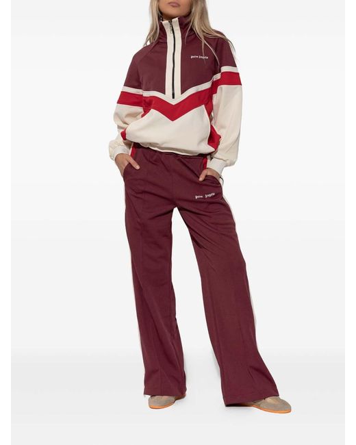 Palm Angels Red Burgundy Track Pants