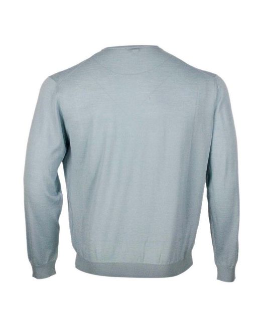 Malo Blue Sweater for men