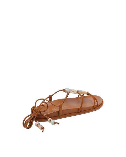Stuart Weitzman Brown Boho Majorca Sandals